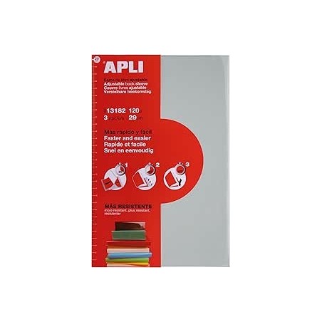Couvre livre avec rabat 290mm Apli