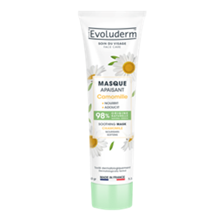 Masque apaisant camomille 150g vegan Evoluderm 22001