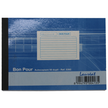 Manifold Doc Vente 50x2 10.5x14.8 "Bon pour" Lauréat