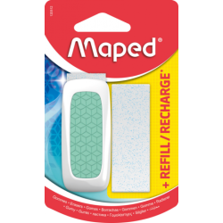 Gomme technique ULTRA fourreau plas + recharge ss blister Maped