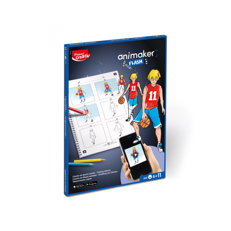 Set de coloriage ANIMAKER FLASH - ACTION CREATIVE MAPED