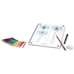 Set de coloriage ANIMAKER FLASH - ACTION CREATIVE MAPED