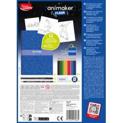 Set de coloriage ANIMAKER FLASH - ACTION CREATIVE MAPED
