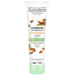 Gommage nourrissant huile d'argan 150g vegan EVOLUDERM 22007
