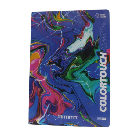 Note book A4 100p 100g 5x5 FLUO COLORS MITAMA