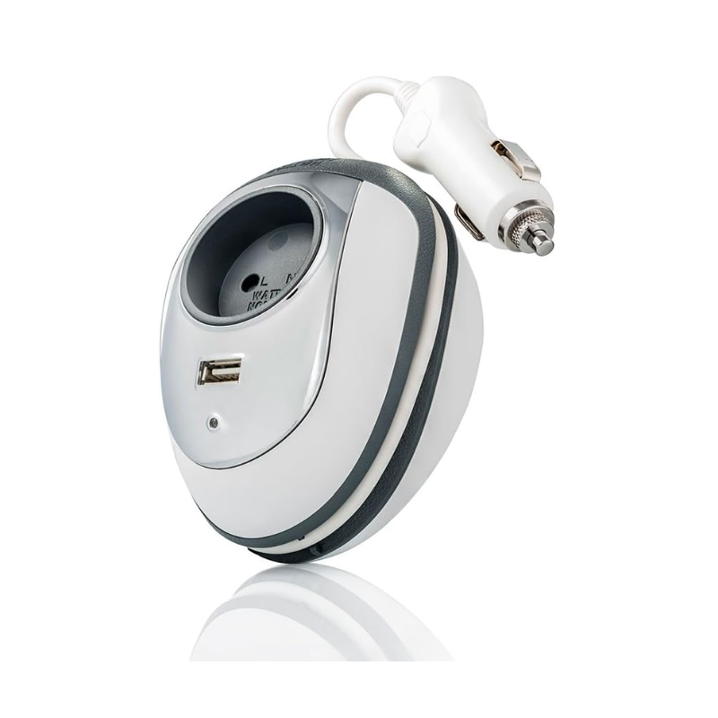 Convertisseur prise allume cigare 12v vers 230v