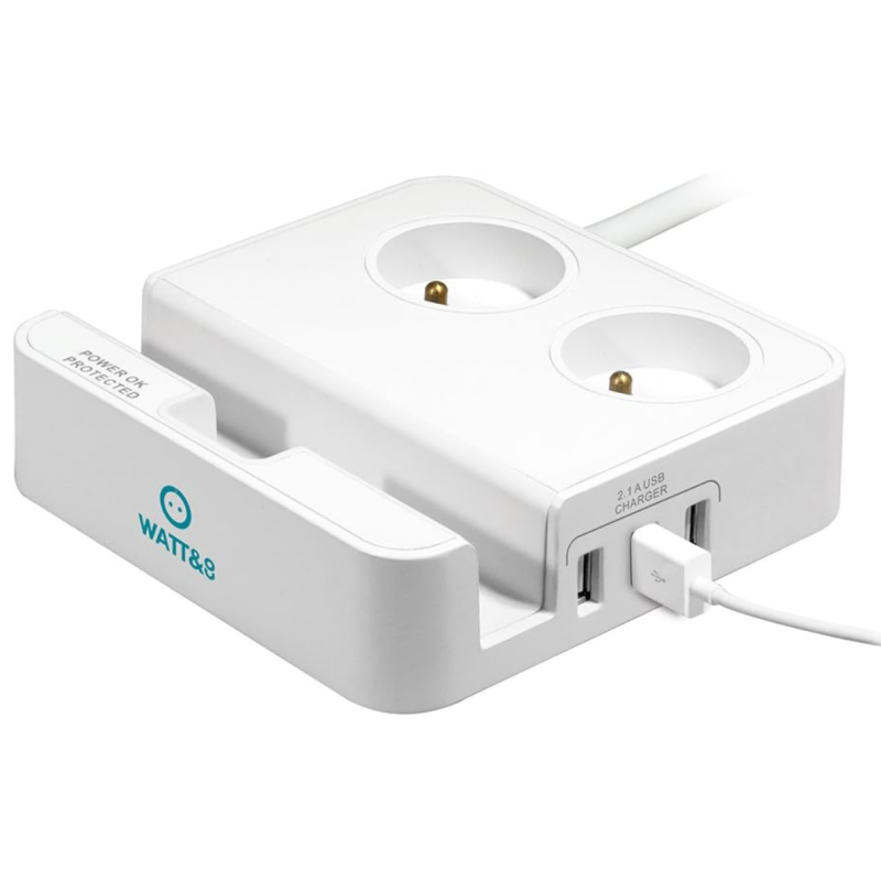 Stations de charge USB 3ports USB 2.1A et 2 prises 16A