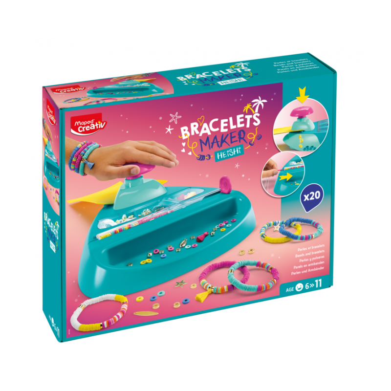 Set d'accessoires et machine IMAGIN'STYLE BRACELETS CREATIV Maped