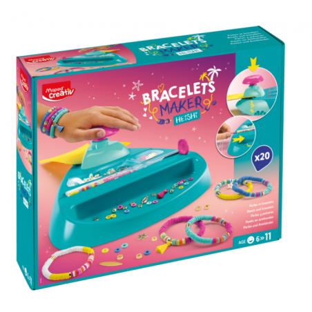 Set d'accessoires et machine IMAGIN'STYLE BRACELETS CREATIV Maped