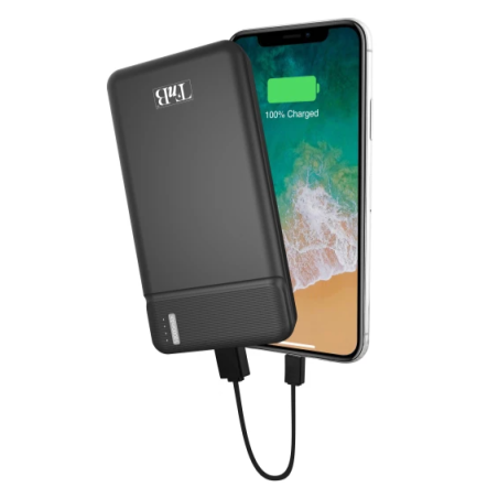 Batterie de secours 10 000mAh - noir