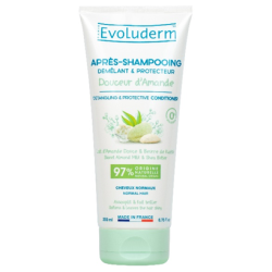 Après-shampoing démêlant et protect. douceur d'amande 200ml EVOLUDERM