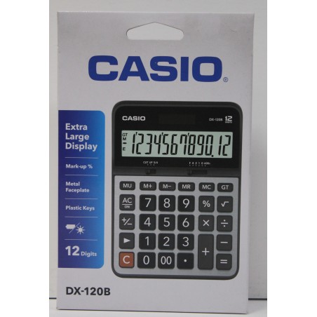 Machine à calculer 12 chiffres DX-120B Casio