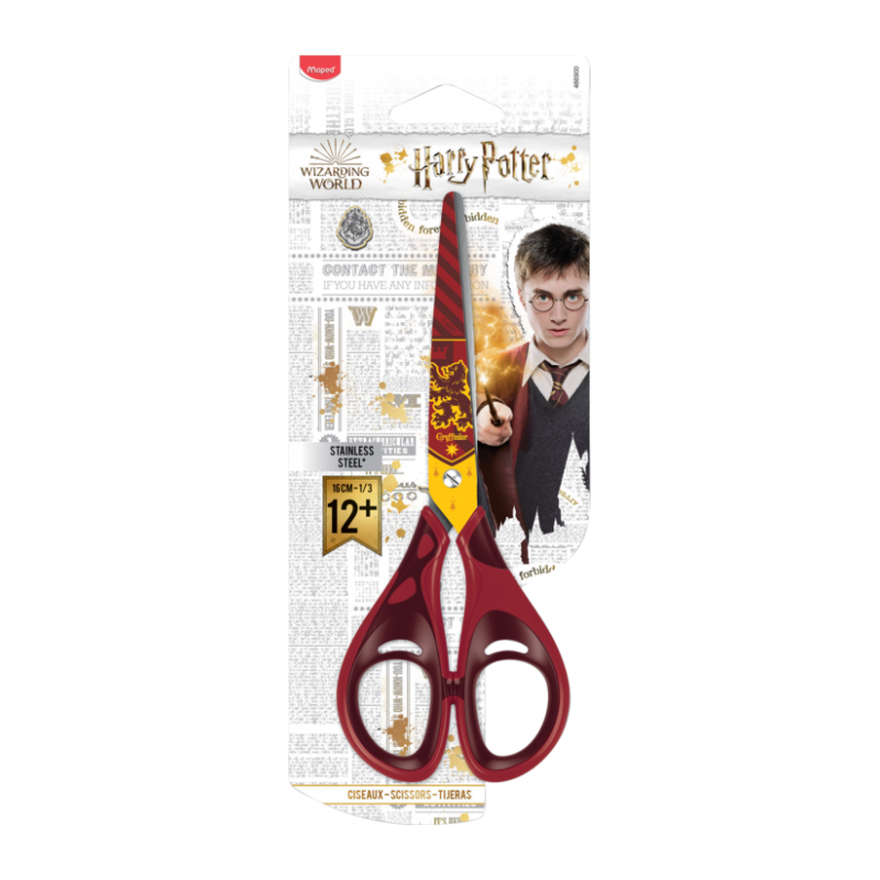 Ciseaux de bureau 16 cm HARRY POTTER on card Maped