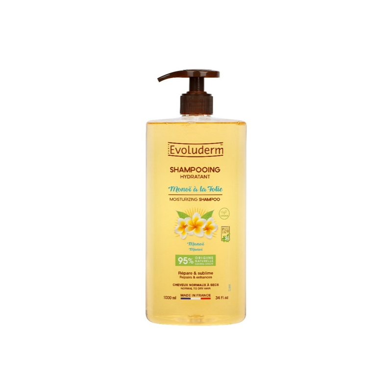 Shampoing monoi à la folie 1L EVOLUDERM 20378