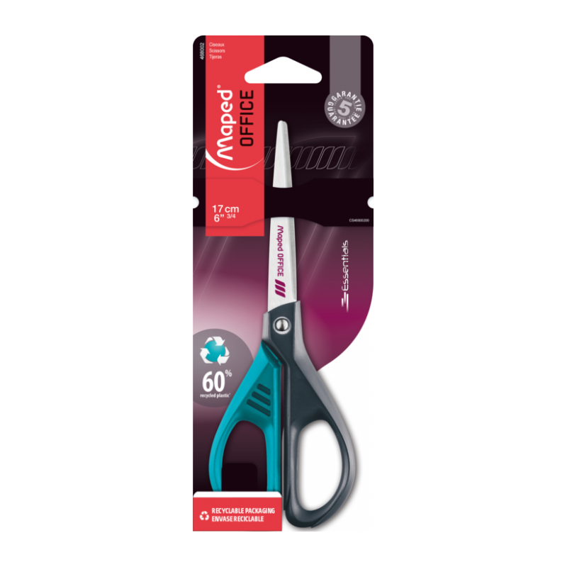 Ciseaux de bureau symetrique 17 cm Essentiel DECO Maped