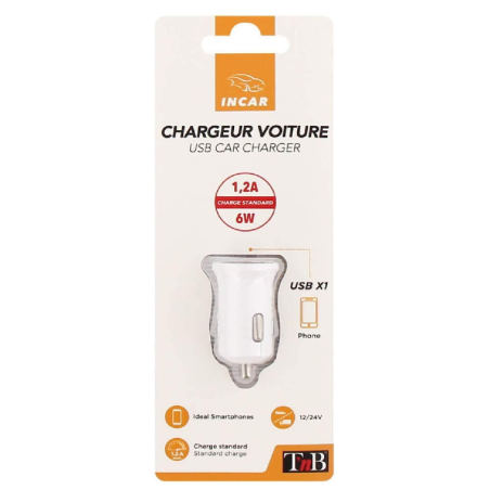 Chargeur allume-cigare 1 USB