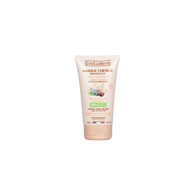 Masque cheveux delice karité 150ml EVOLUDERM