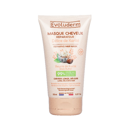 Masque cheveux delice karité 150ml EVOLUDERM