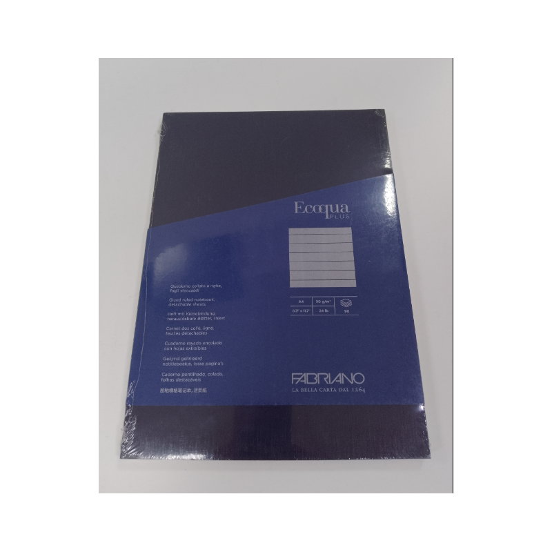 Notebook QUADERNO A4 Glued Notebook Ecoqua FABRIANO