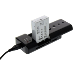 Chargeur de batteries universel voyage - TNB noir