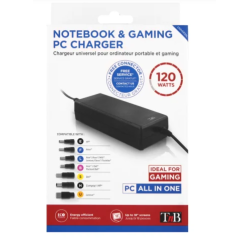 Chargeur universel secteur notebook 18' et PC Gaming 120W
