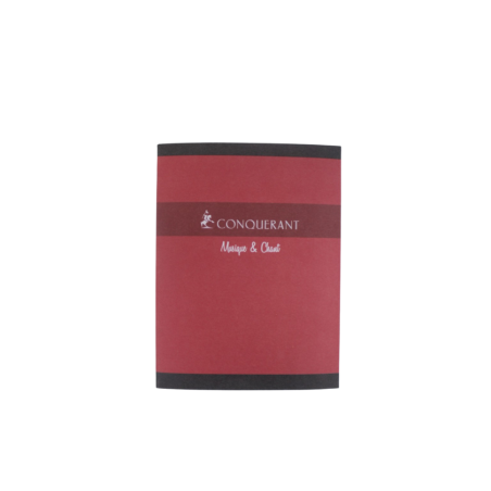 Cahier musique et chant 17x22 seyes 48p 90g Conquérant