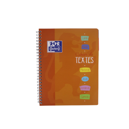 Cahier de texte intégral 17x22 148p seyes Oxford