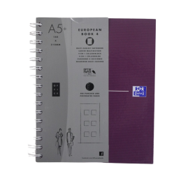 Cahier "europeanbook" A5+ 200p 5x5 int. My style Oxford