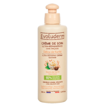 Crème Ultra-Réparatrice Délice de Karité 200ml 18355 EVOLUDERM