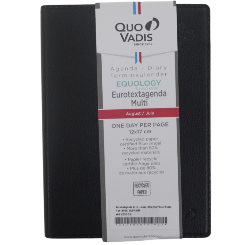 Eurotextagenda  - Jaune, Bleu, Noir, Rose et Rouge QUO VADIS