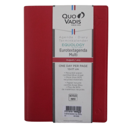 Eurotextagenda  - Jaune, Bleu, Noir, Rose et Rouge QUO VADIS