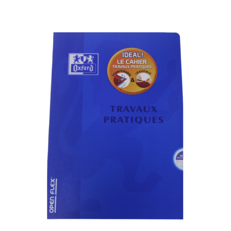Cahier TP A4 openflex 80p 90g assortis Oxford