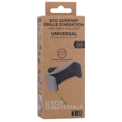 Support grille compact et écologique universel pour smartphone - gris
