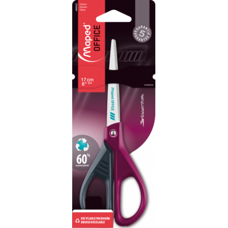 Ciseaux de bureau asymetrique 21 cm Essentiel DECO Maped