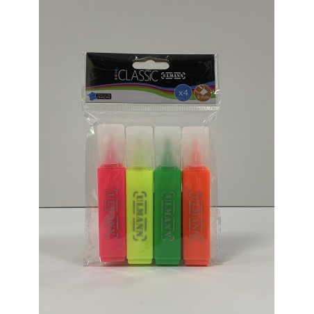 Surligneur (poch. de 4) Classic Ulmann