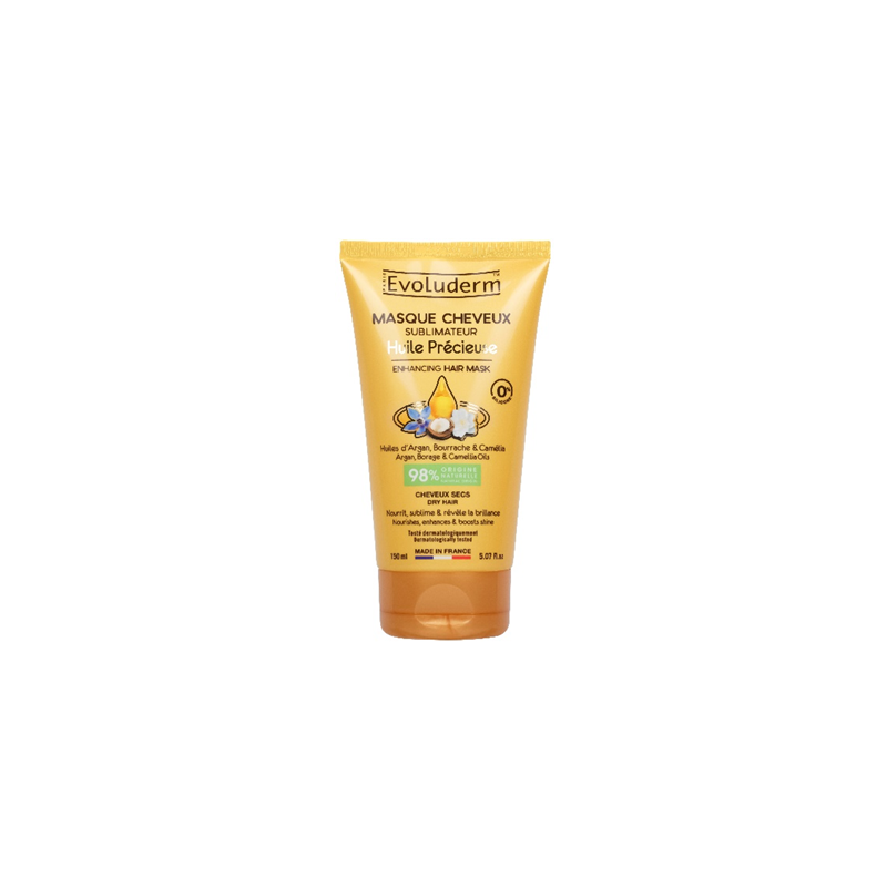 Masque cheveux huile précieuse 150ml 16284 EVOLUDERM