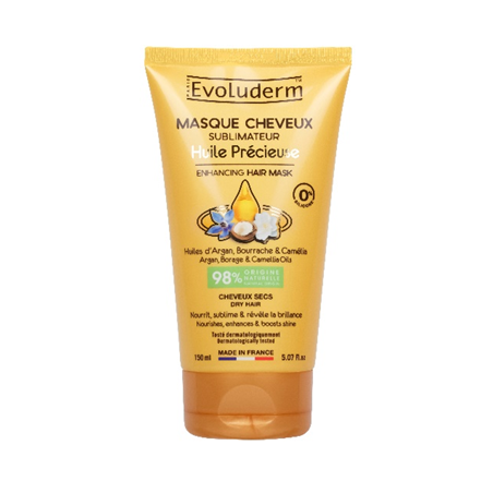 Masque cheveux huile précieuse 150ml 16284 EVOLUDERM