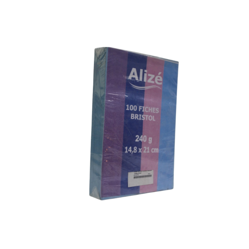 Fiche bristol 14.8x21 couleur 240g Alizé