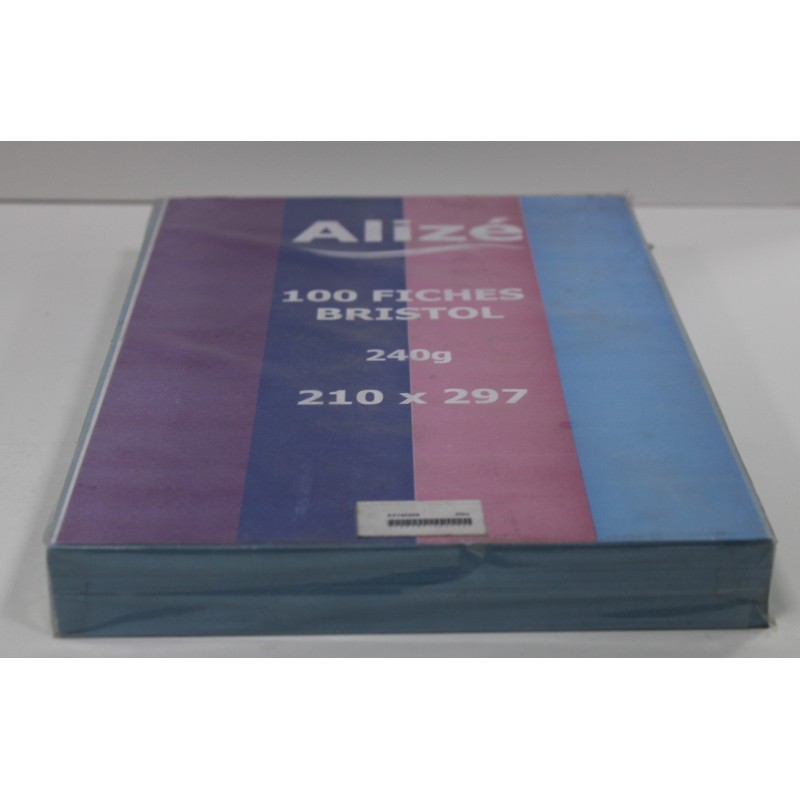 Fiche bristol 21x29.7 5x5 couleur 240g Alizé