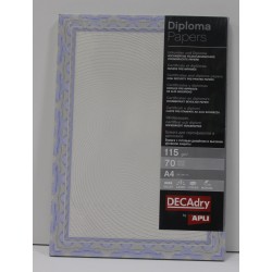 Papier A4 Certificat et diplôme 115g (70 feuilles) APLI