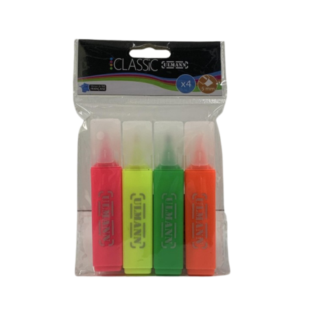 Surligneur (poch. de 4) Classic Ulmann