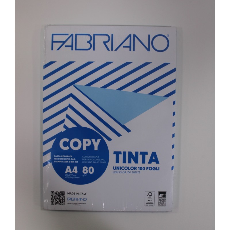 Papier photocopie A4 80g (ramette de 100) couleur bright TINTA
