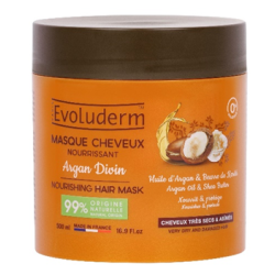 Masque cheveux argan divin 500ml EVOLUDERM