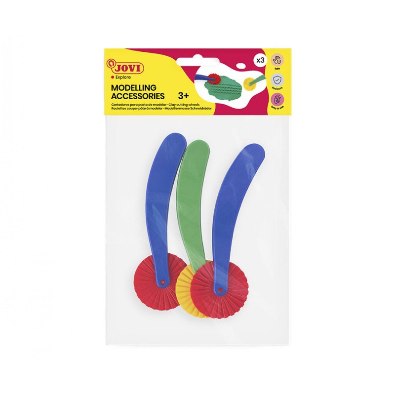 Couteau decoratif assortie de 3 couleurs JOVI