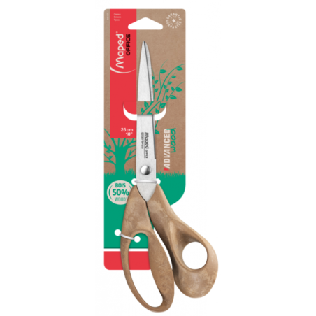 Ciseaux de bureau asymétrique 25 cm ADVANCED WOOD Maped