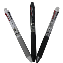 Stylo bille rétractable 4 couleurs pointe 0.7 VCUNA PENTEL