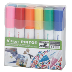 Marqueur permanent pte 1,4mm PASTEL PINTOR Pilot