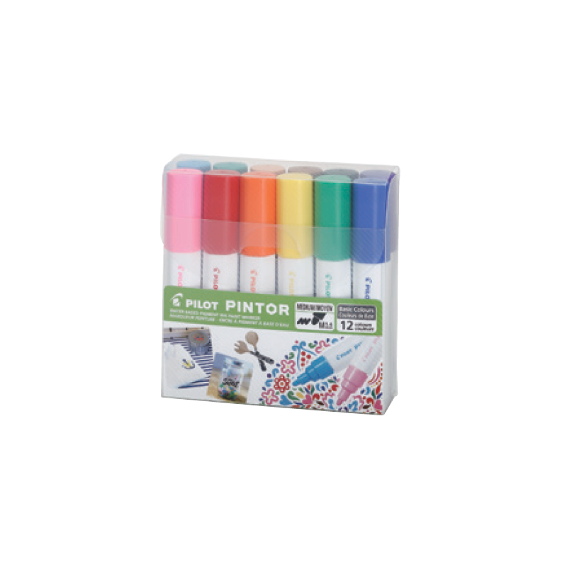 Marqueur permanent pte 1,4mm PASTEL PINTOR Pilot