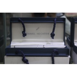 Stylo Roller Quadrillé et Chromé Challenger Classic L'empreinte+coffret