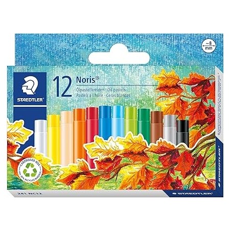 Crayon de couleur pastel à l'huile12coul LUNA Staedler